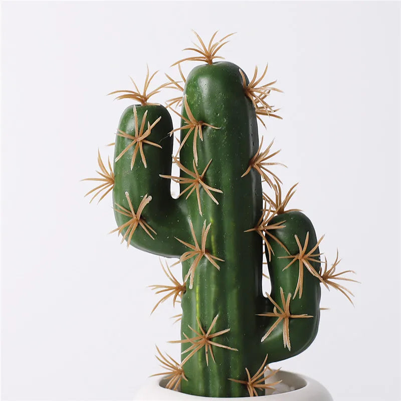 Artificial Plants Suculentas for Home Decor Fake Cactus Decoration Plantas Artificiales Home Decor Green Succulent High Quality