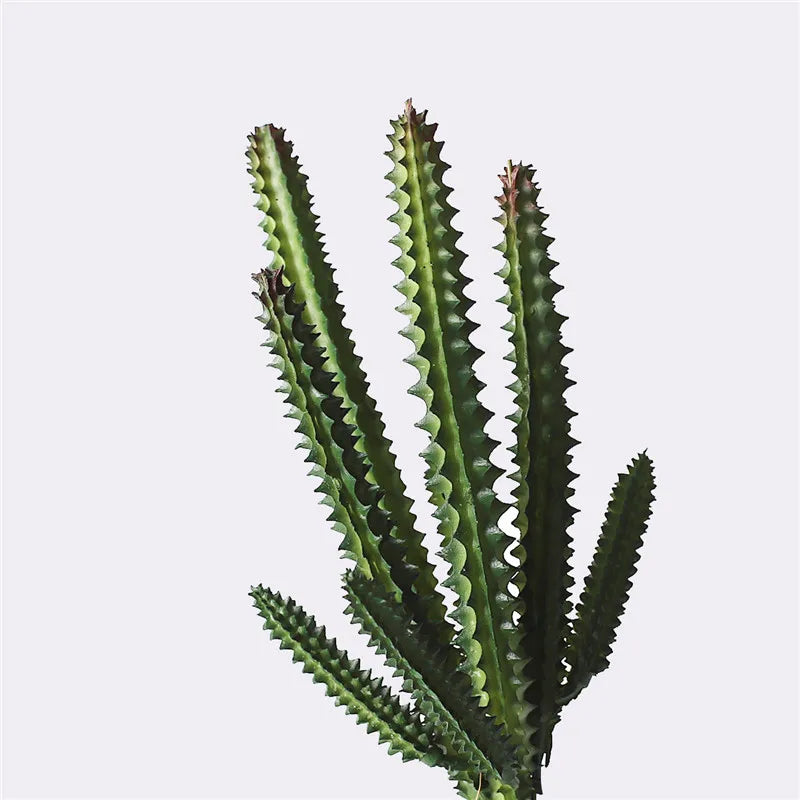 Artificial Plants Suculentas for Home Decor Fake Cactus Decoration Plantas Artificiales Home Decor Green Succulent High Quality