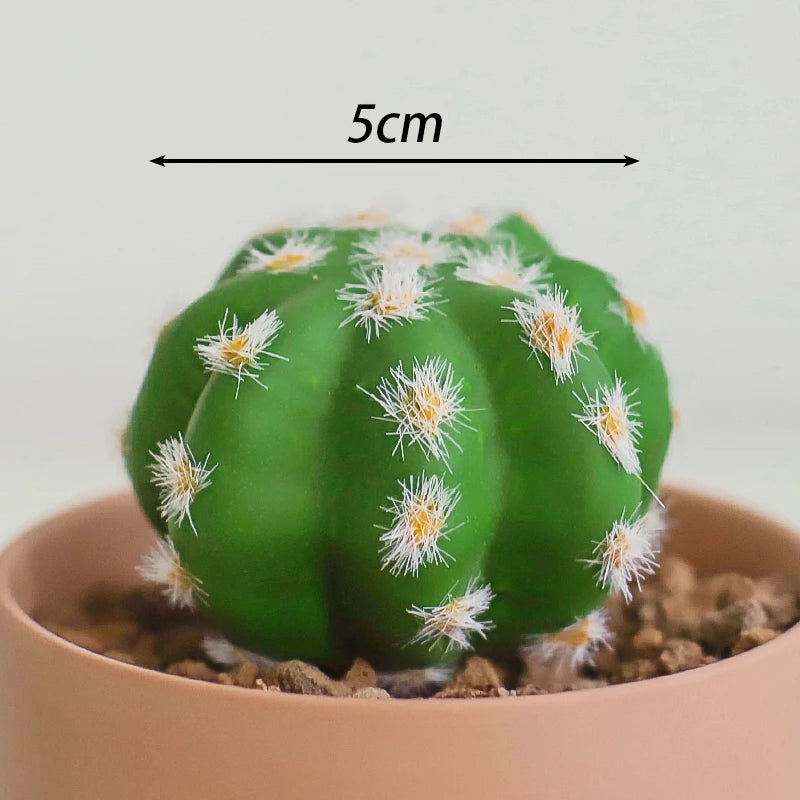 Artificial Plants Suculentas for Home Decor Fake Cactus Decoration Plantas Artificiales Home Decor Green Succulent High Quality