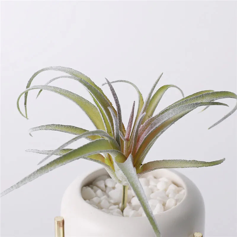 Artificial Plants Suculentas for Home Decor Fake Cactus Decoration Plantas Artificiales Home Decor Green Succulent High Quality