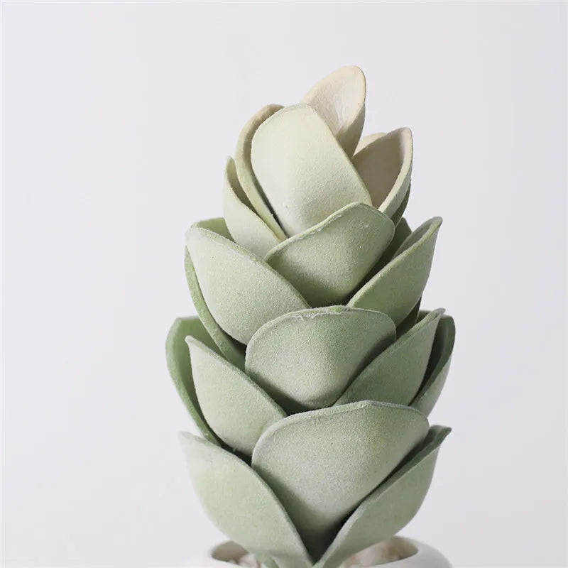 Artificial Plants Suculentas for Home Decor Fake Cactus Decoration Plantas Artificiales Home Decor Green Succulent High Quality